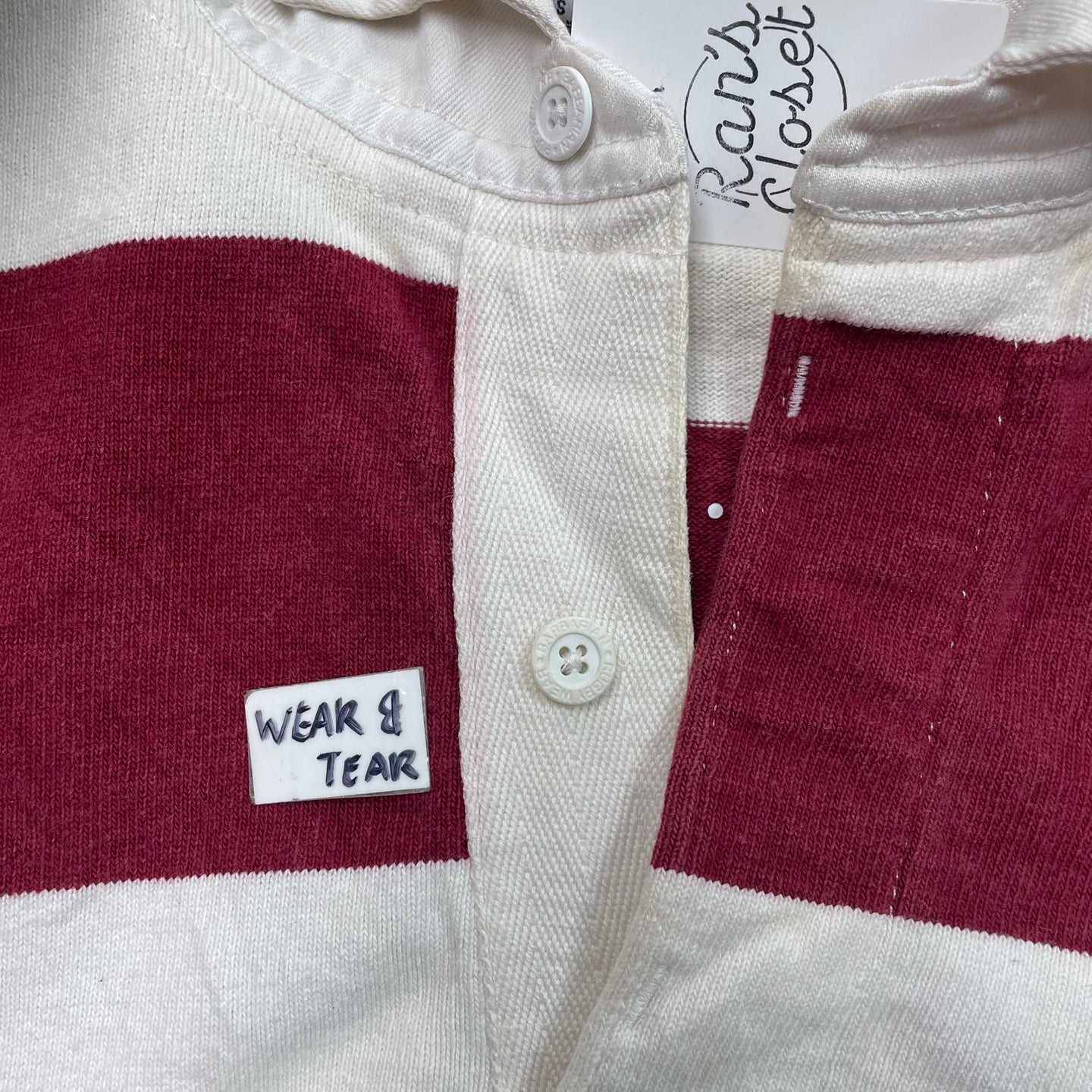 Vintage Barbarian Rugby Wear Rugby Shirt