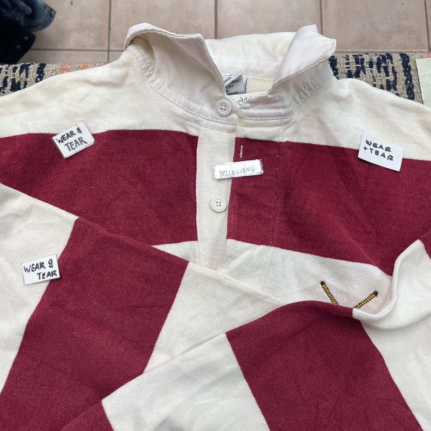 Vintage Barbarian Rugby Wear Rugby Shirt