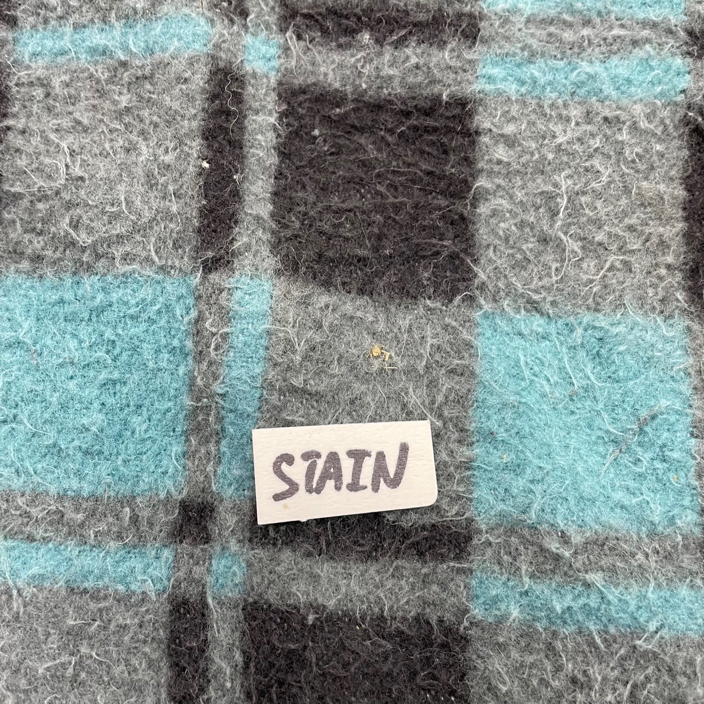 Vintage Blue and Black Champion Flannel