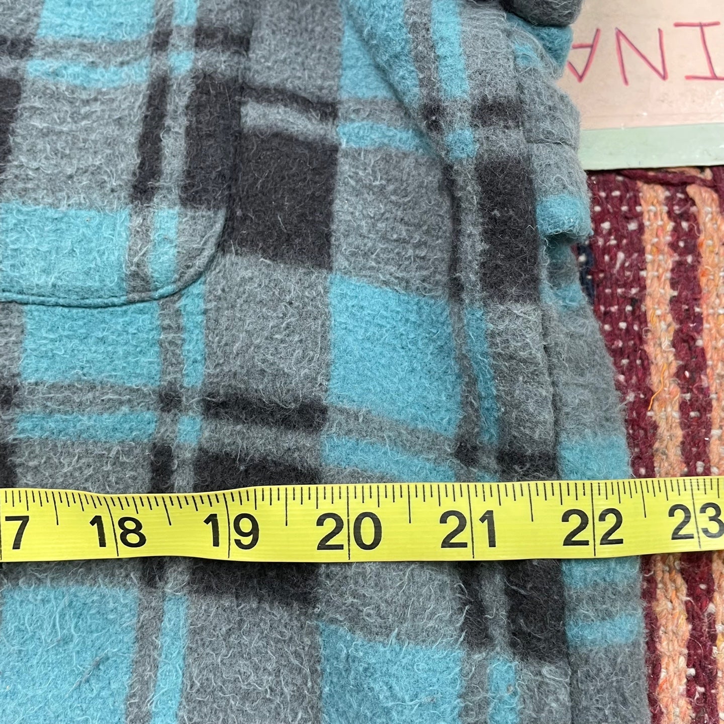 Vintage Blue and Black Champion Flannel