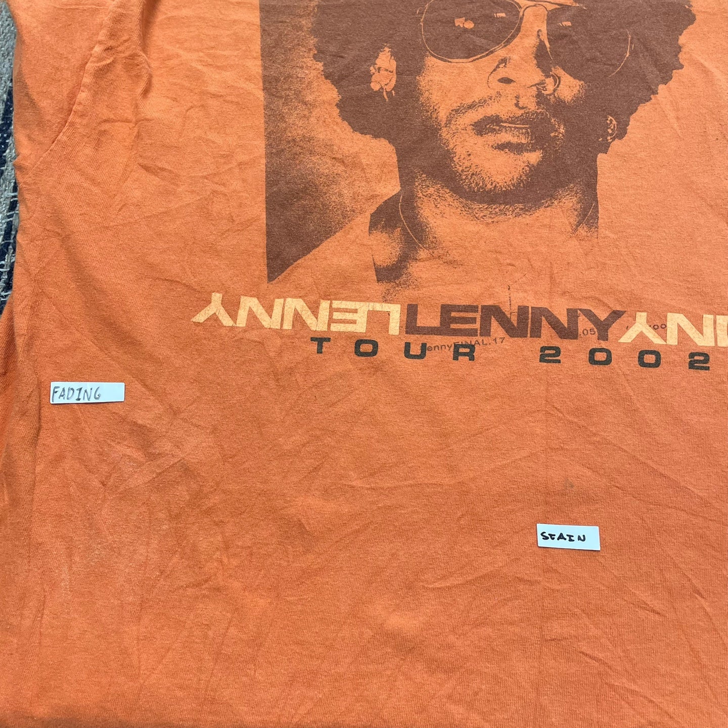 Vintage Lenny Kravitz 2002 Tour T-Shirt