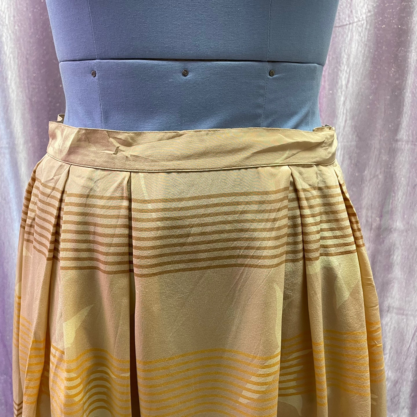 Vintage Christian Dior Separates Silk Midi Skirt
