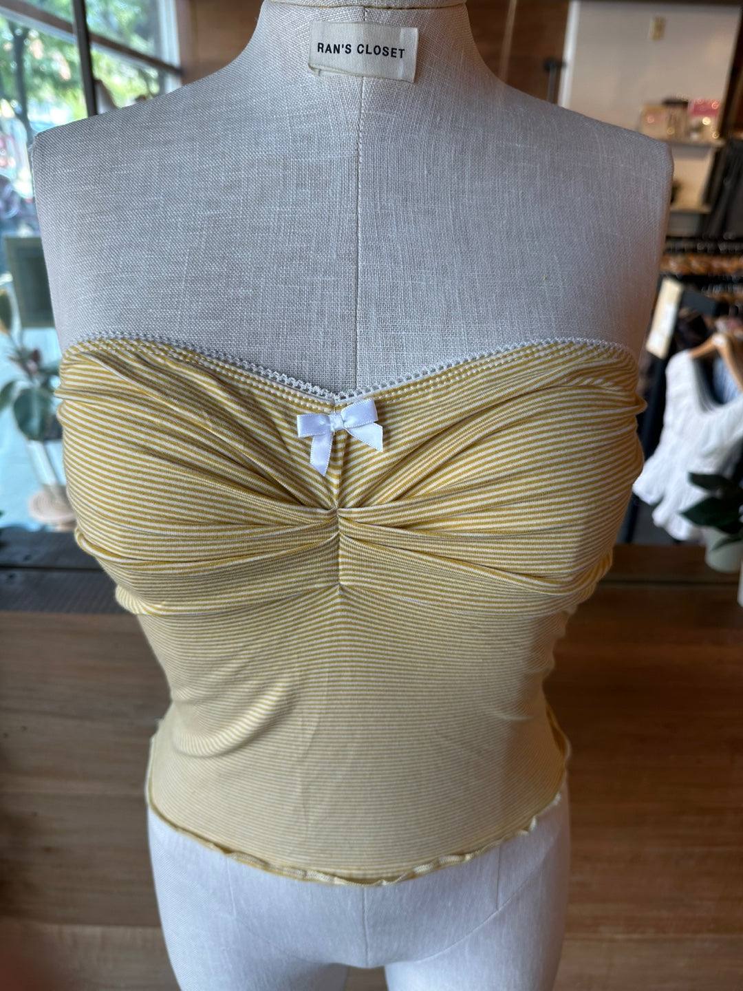 Yellow Tube Top