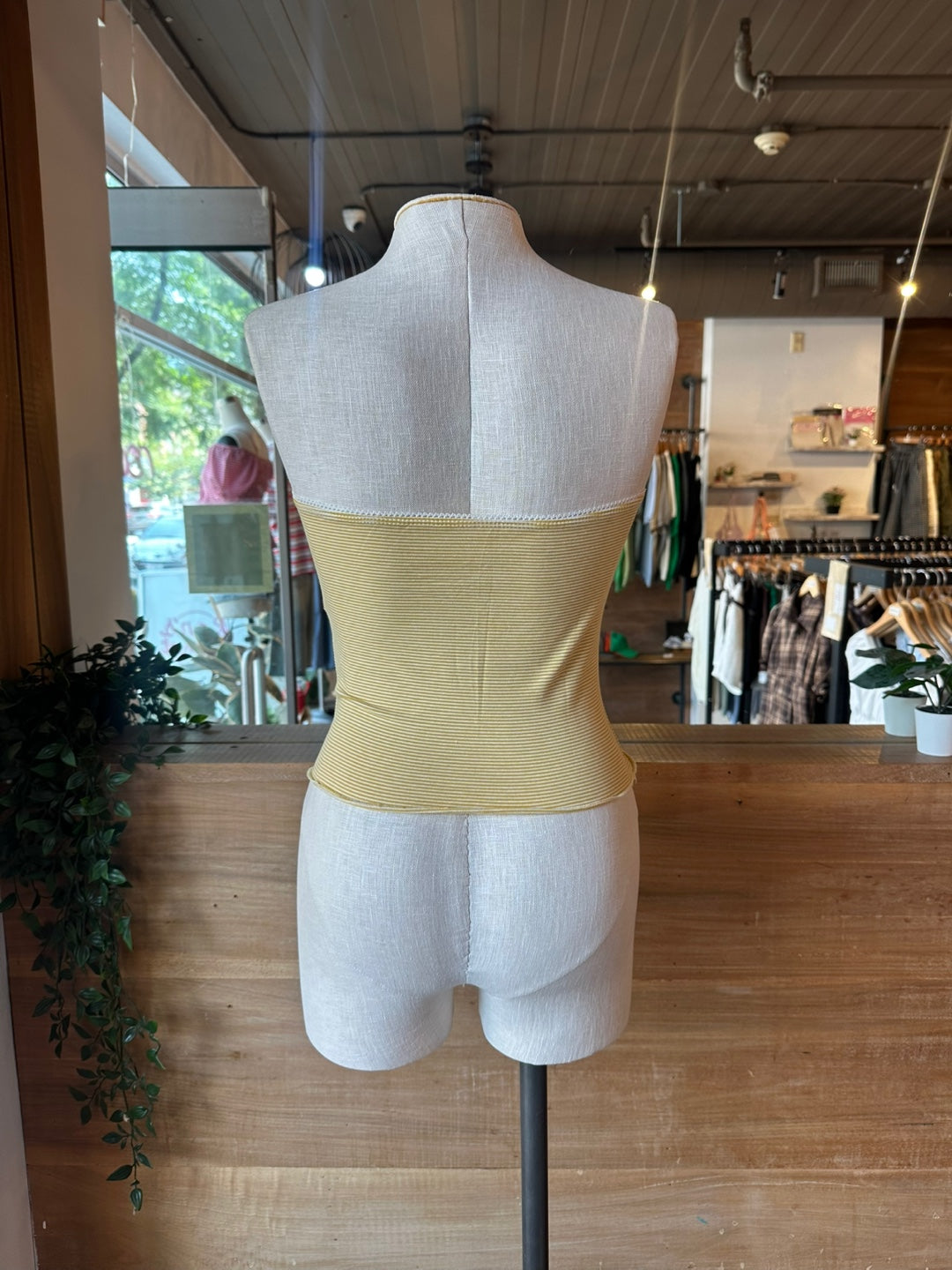 Yellow Tube Top