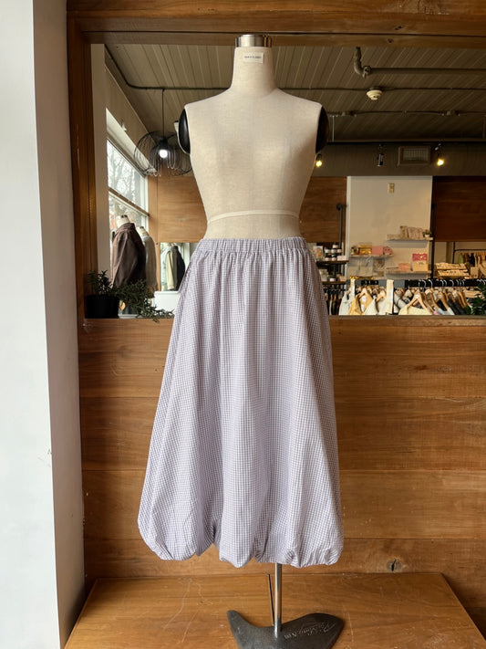 Gingham Bubble Skirt