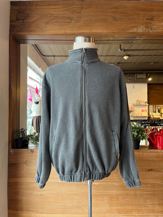 Men's Waffle Zip Up
