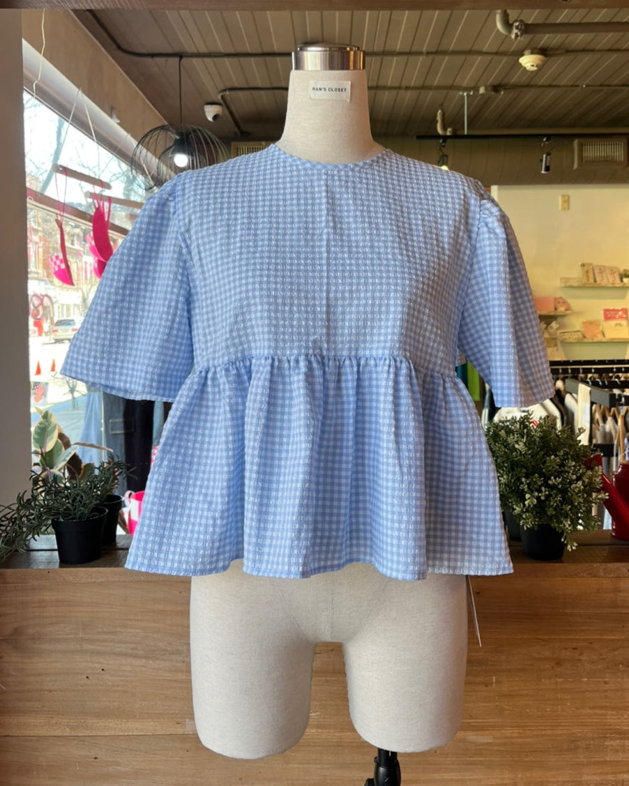 Gingham Blouse