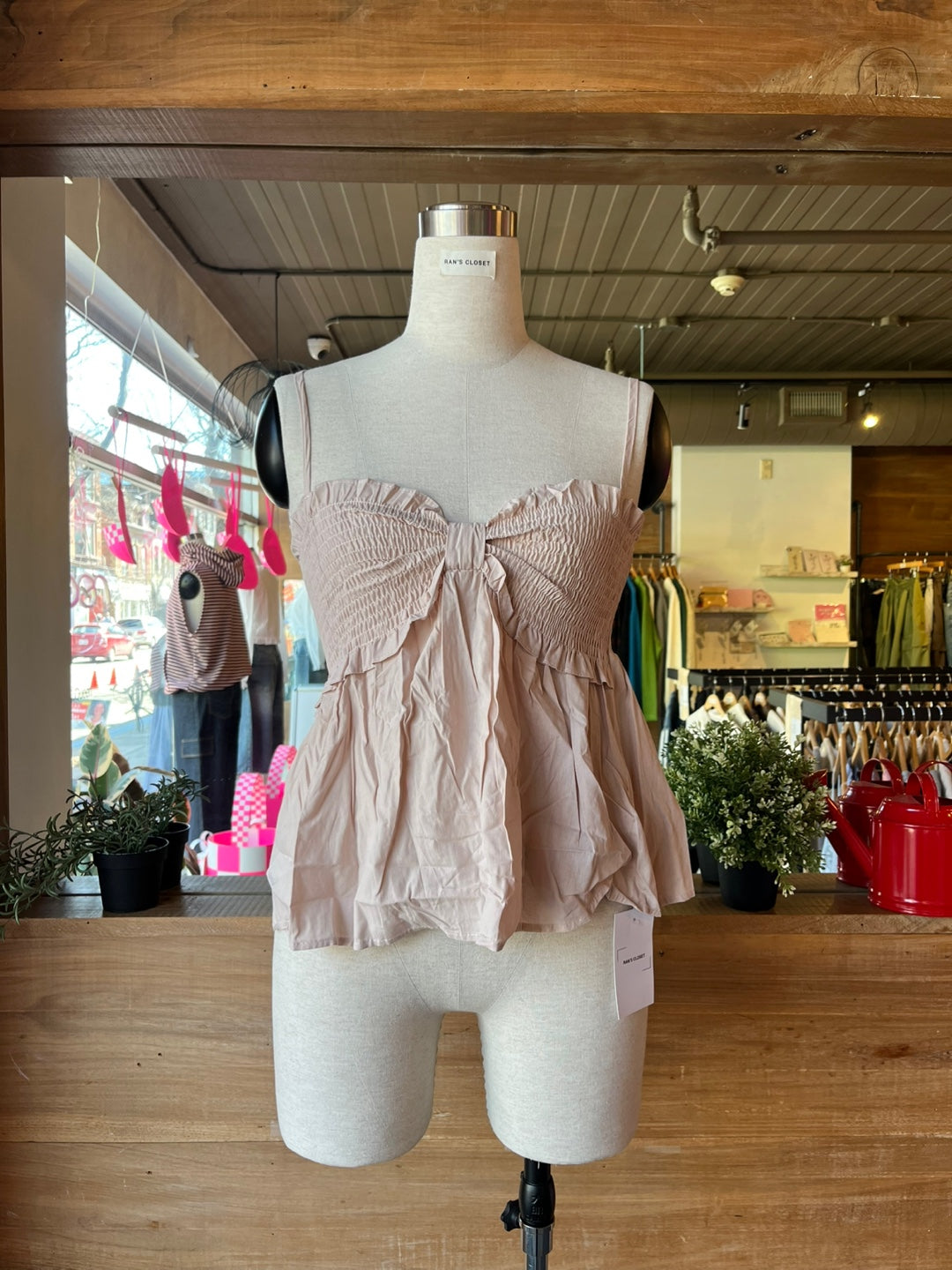 Smocked Tank Top