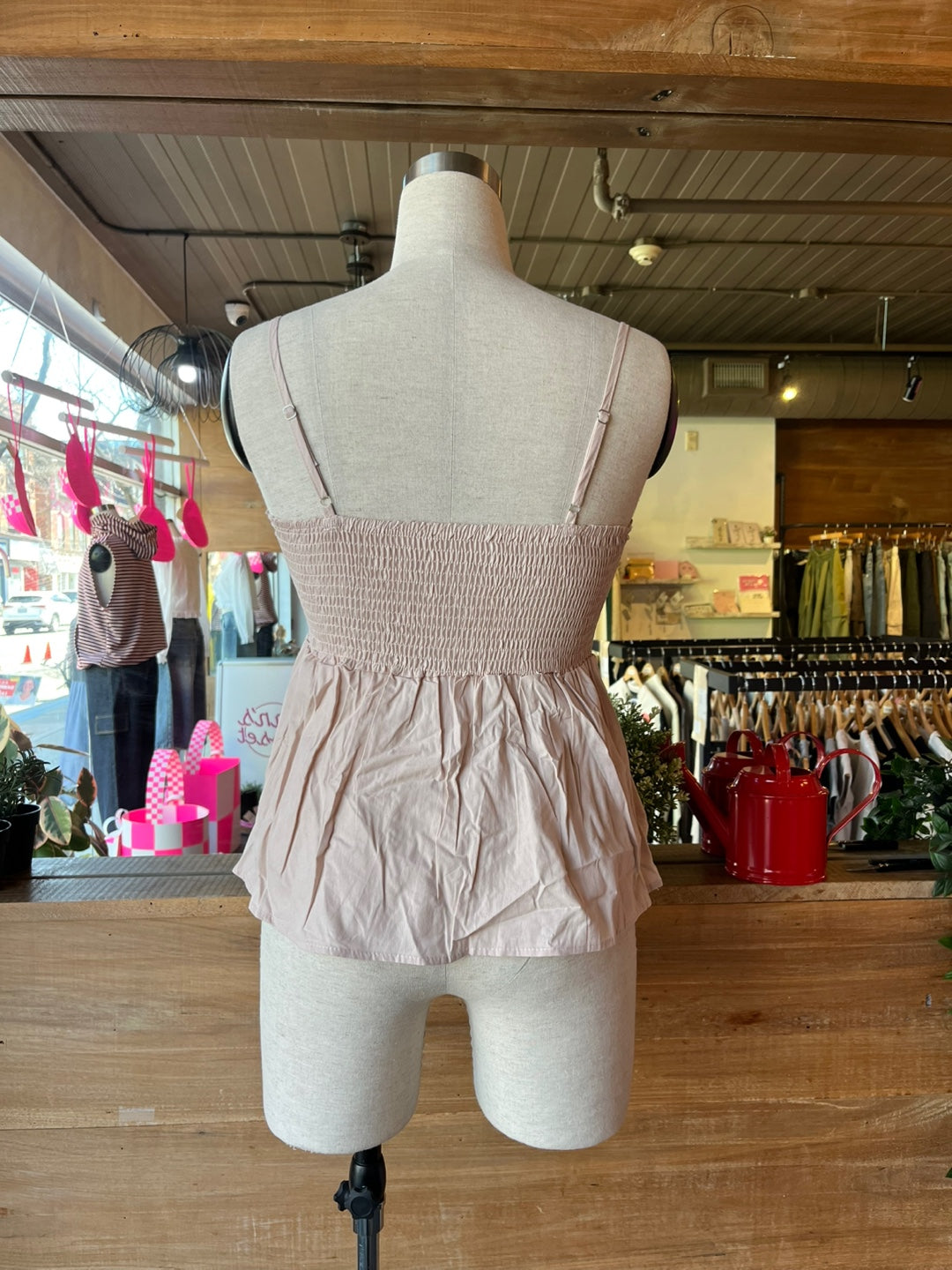 Smocked Tank Top
