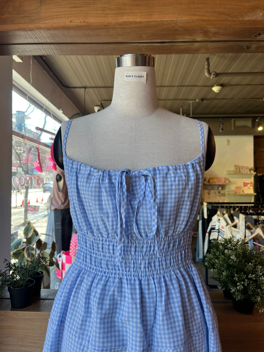 Gingham Dress