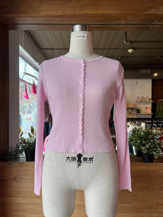 Scalloped Edge Cardigan