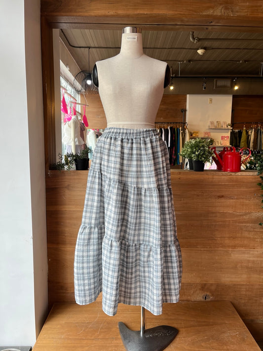 Plaid Maxi Skirt