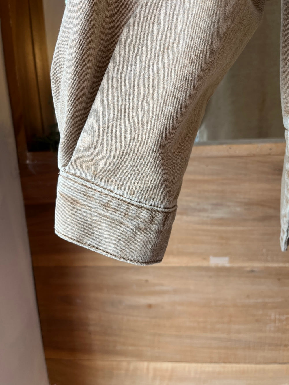 Men's Brown Denim Shacket
