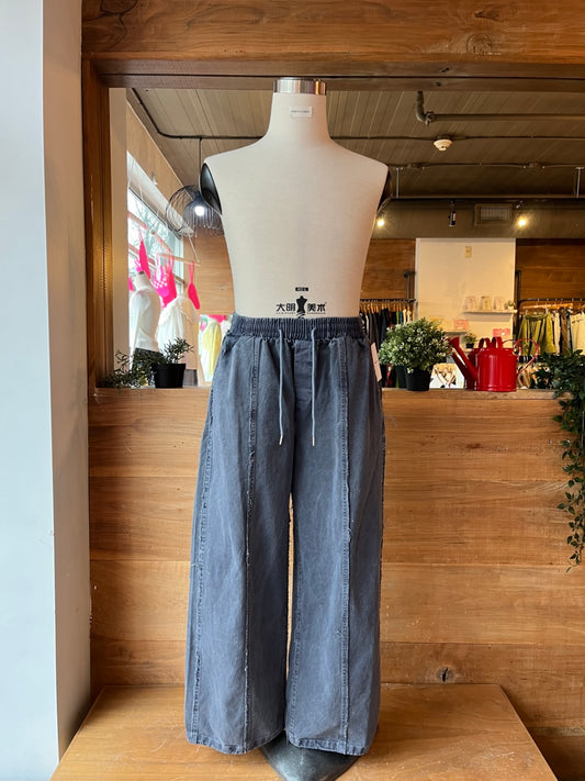 Men's Distressed Seam Pants