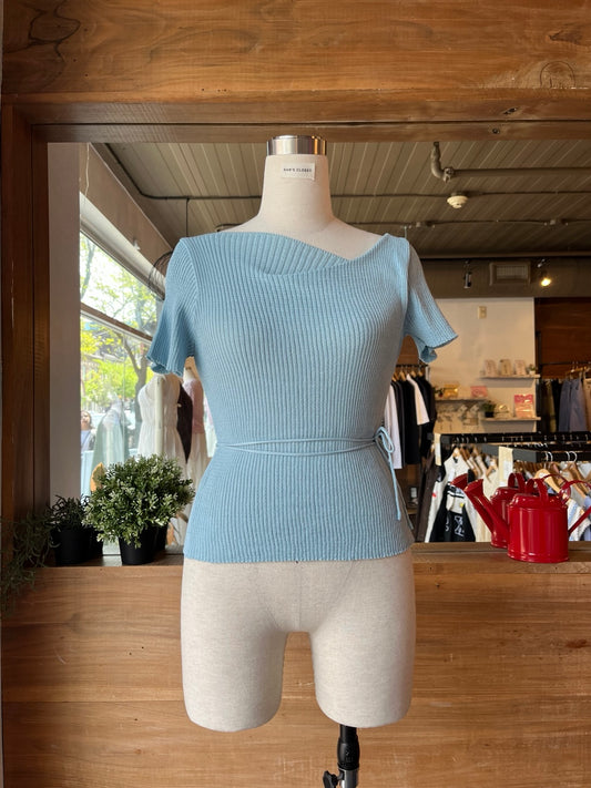 Knit Cowl Neck Top