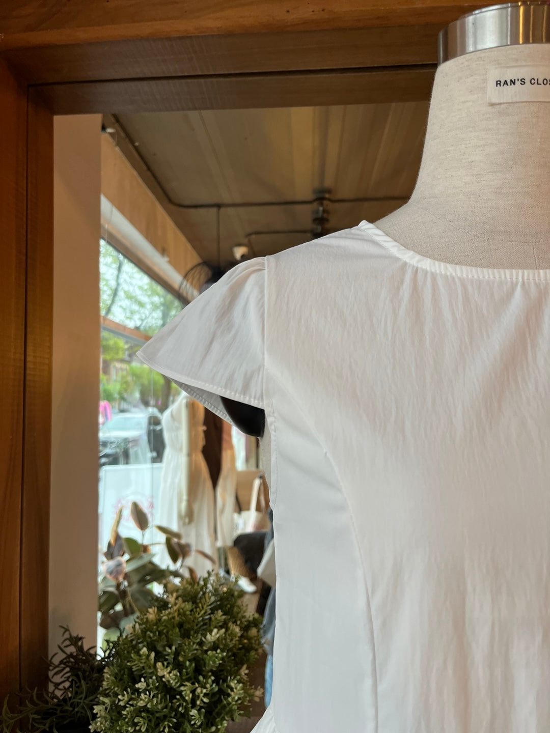 Bubble Peplum Top