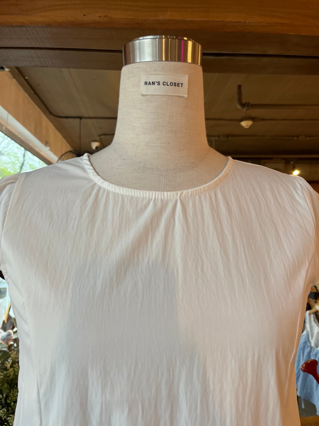Bubble Peplum Top