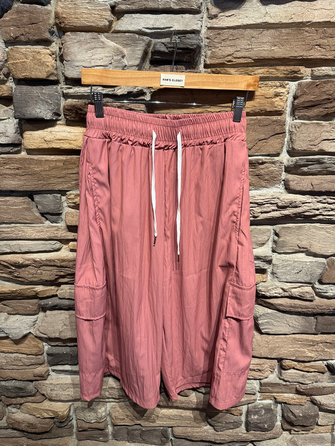 Nylon Cargo Shorts