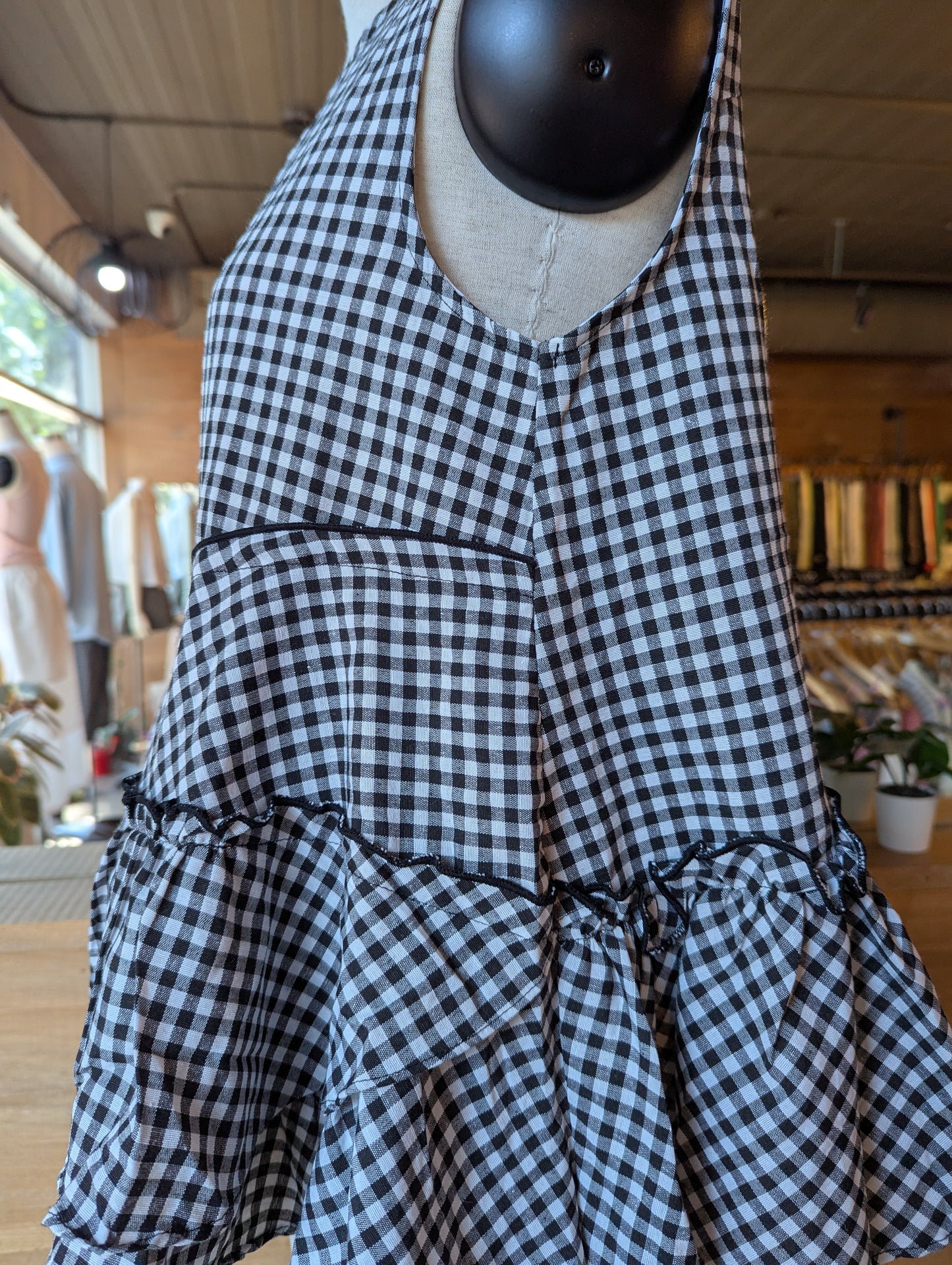Asymmetric Detail Sleeveless Top