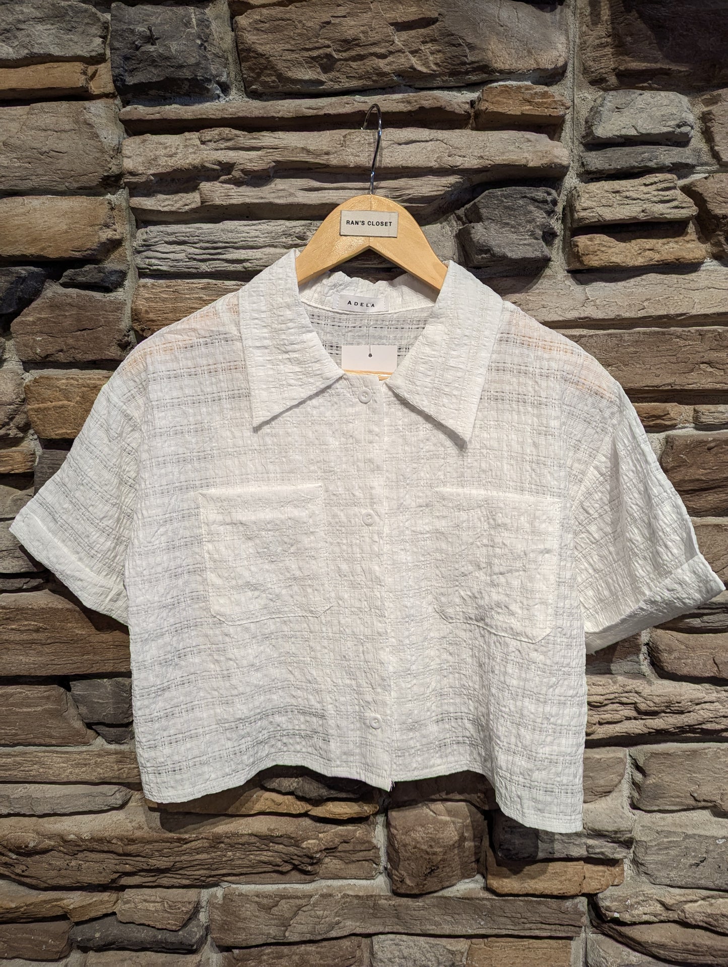 Smocked Tank and Overshirt Set