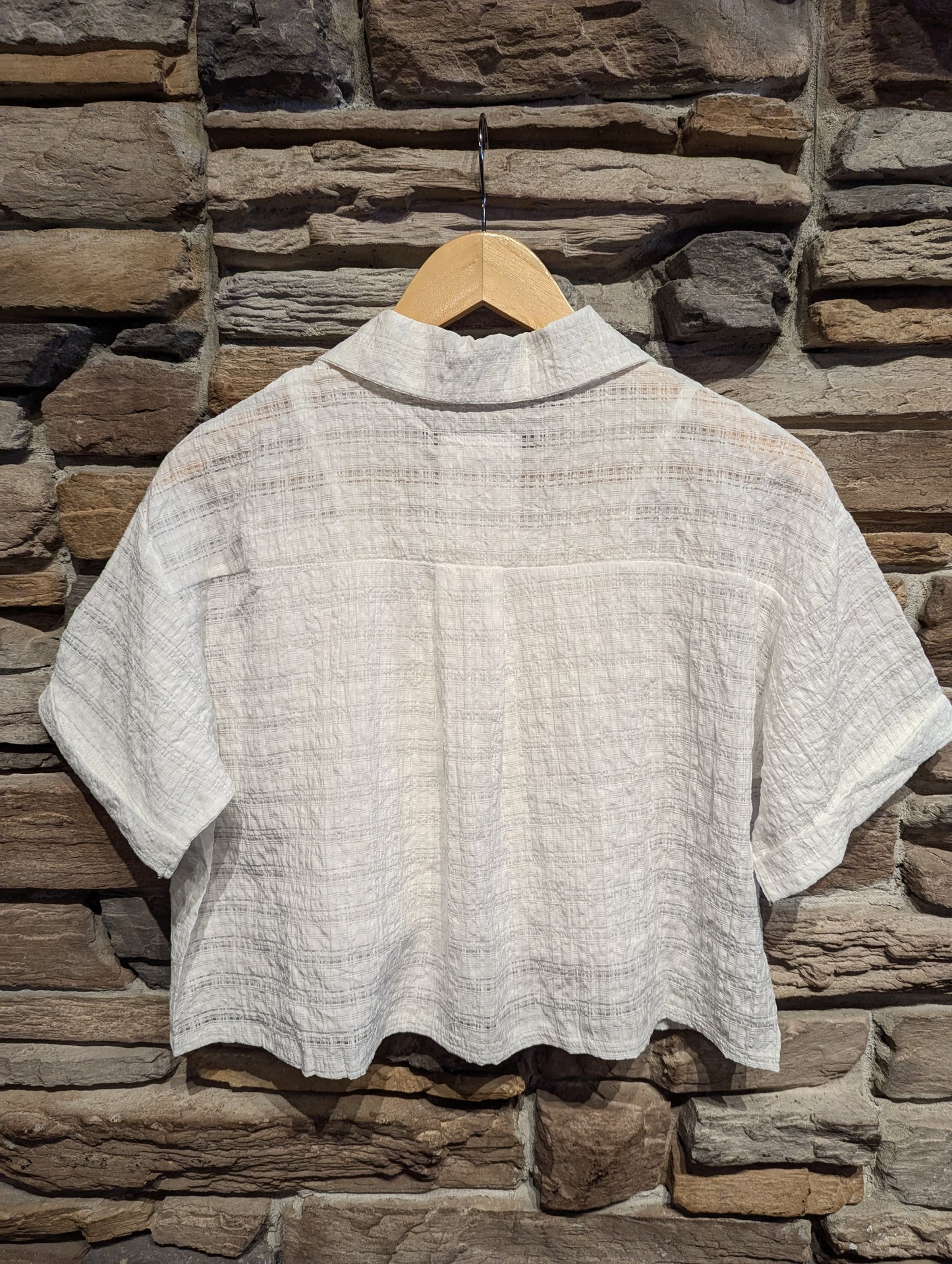 Smocked Tank and Overshirt Set