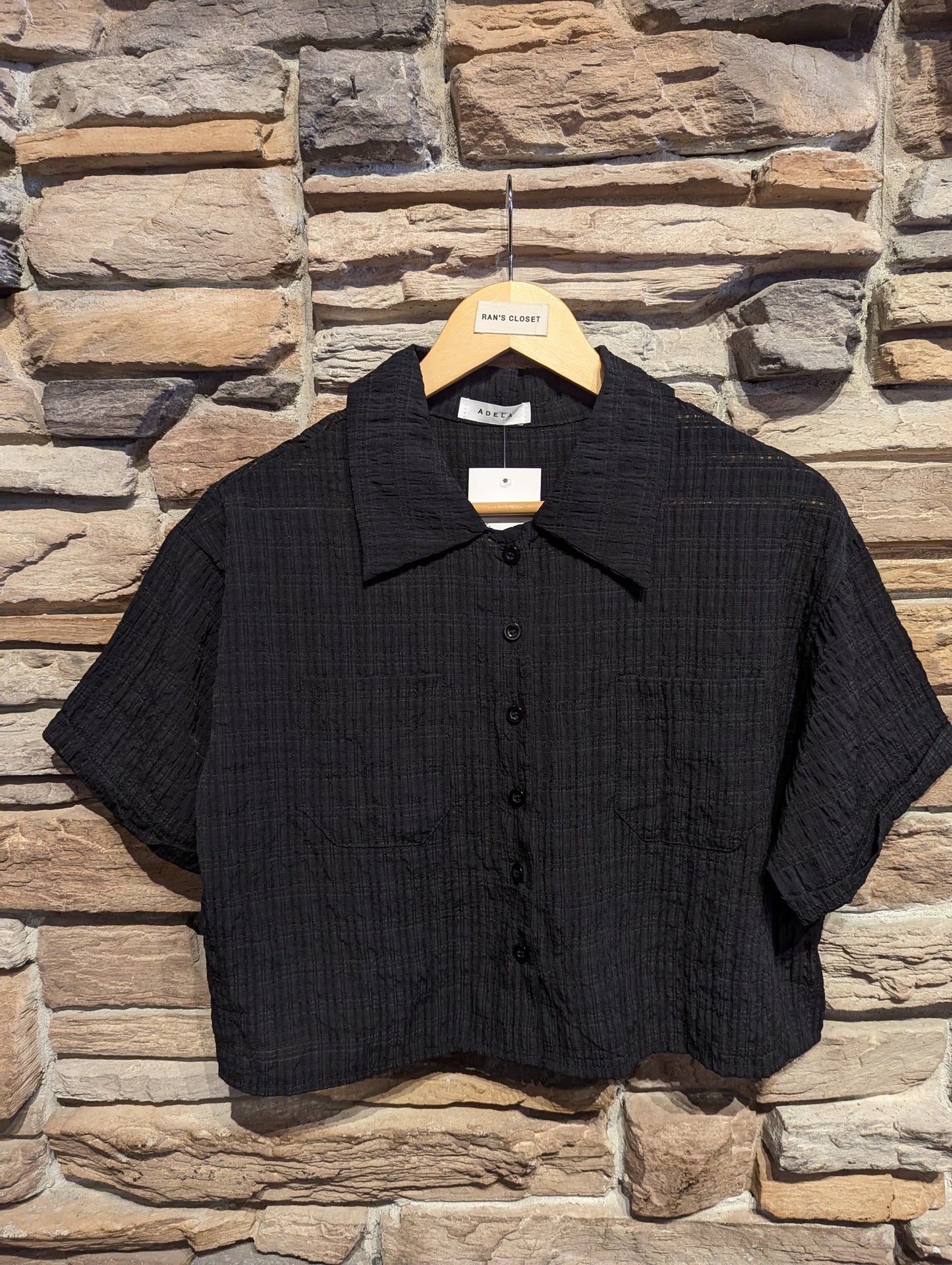 Smocked Tank and Overshirt Set