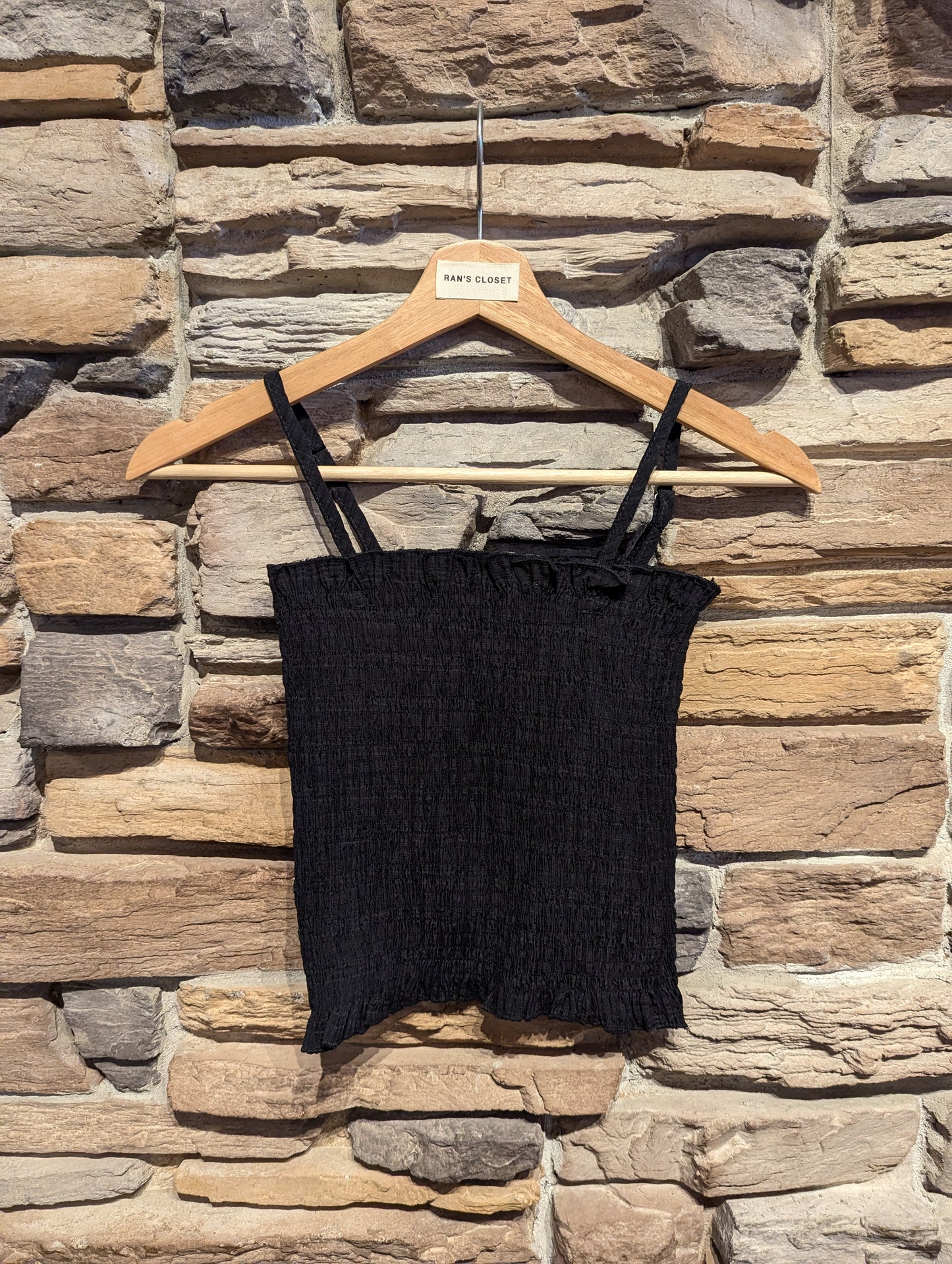 Smocked Tank and Overshirt Set