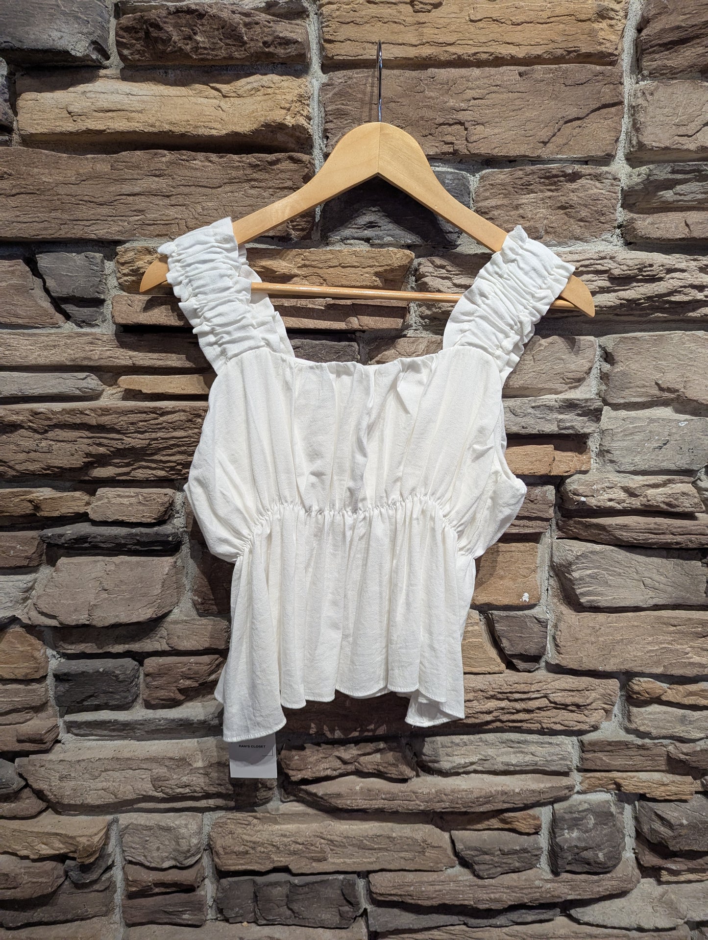 Linen Ruched Blouse