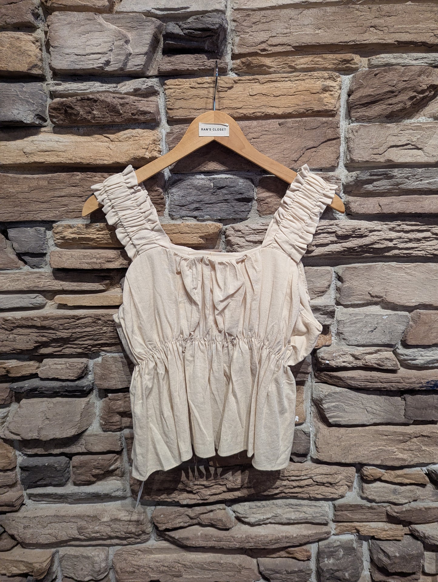 Linen Ruched Blouse