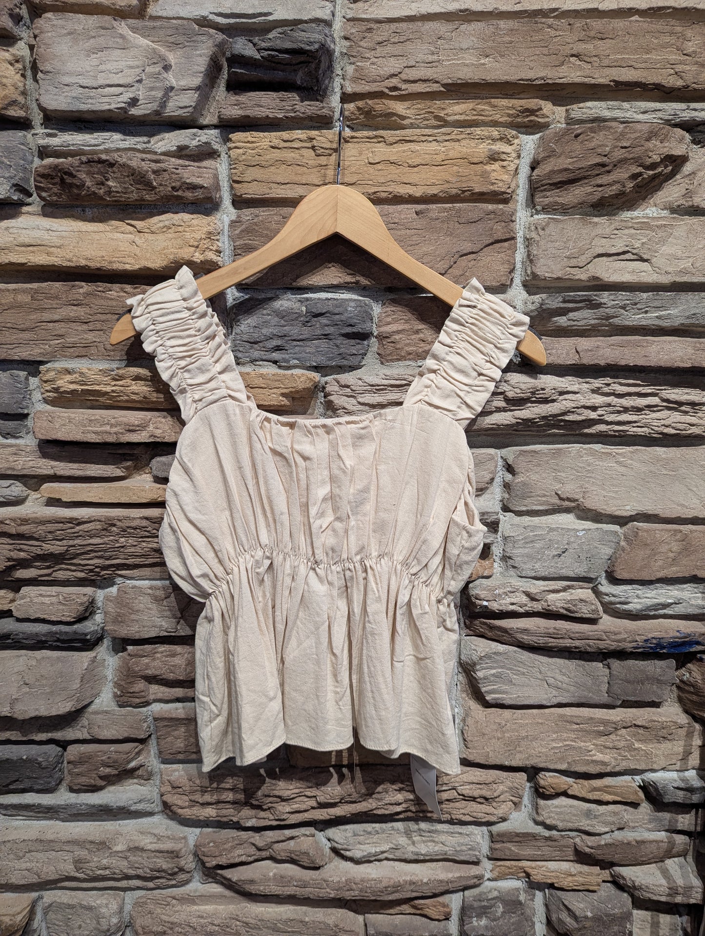 Linen Ruched Blouse