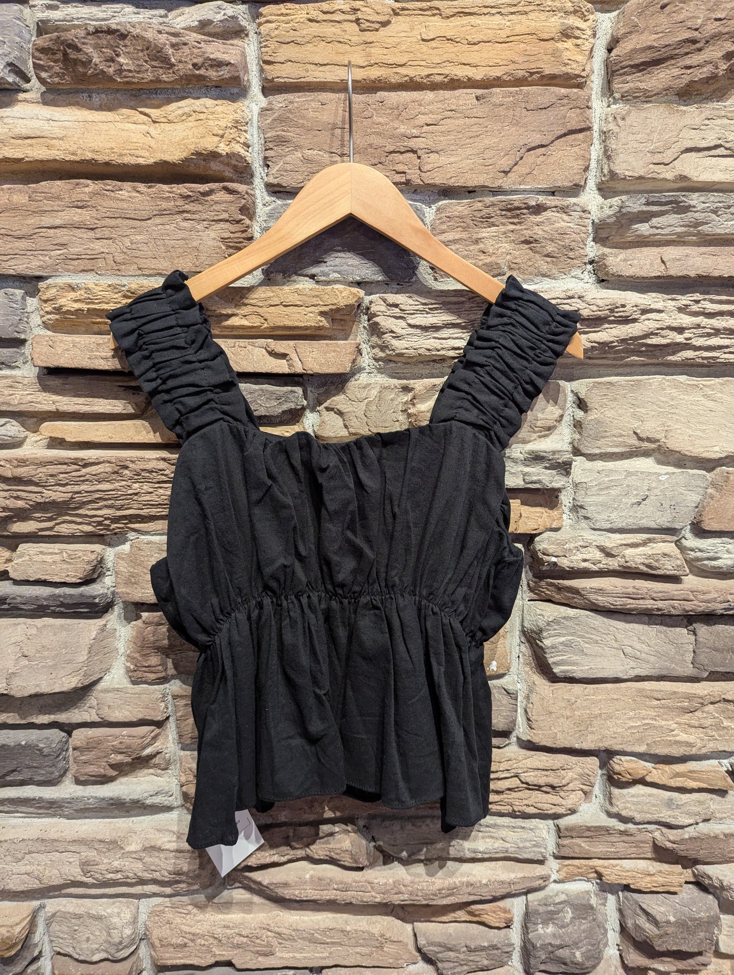 Linen Ruched Blouse