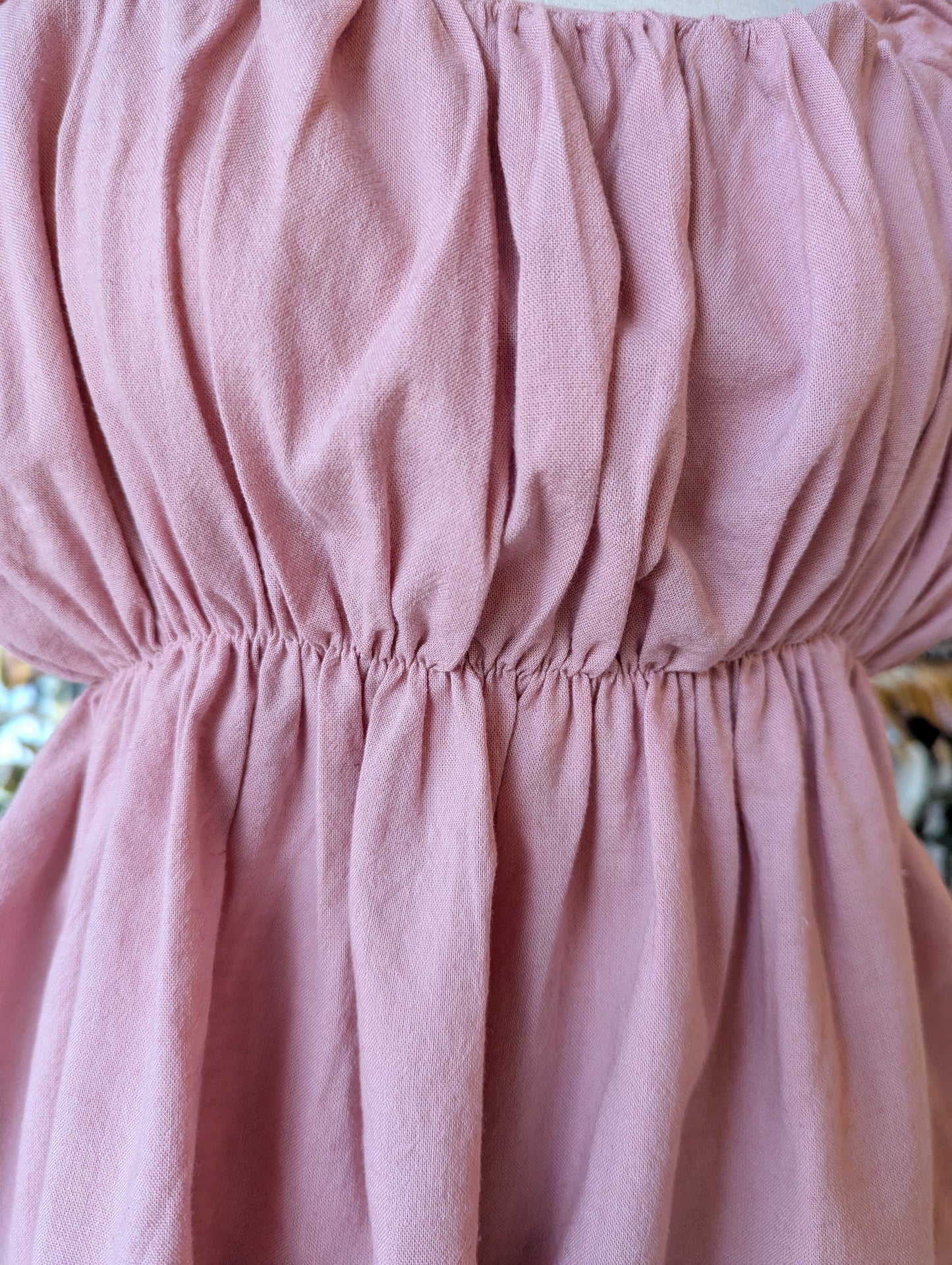 Linen Ruched Blouse
