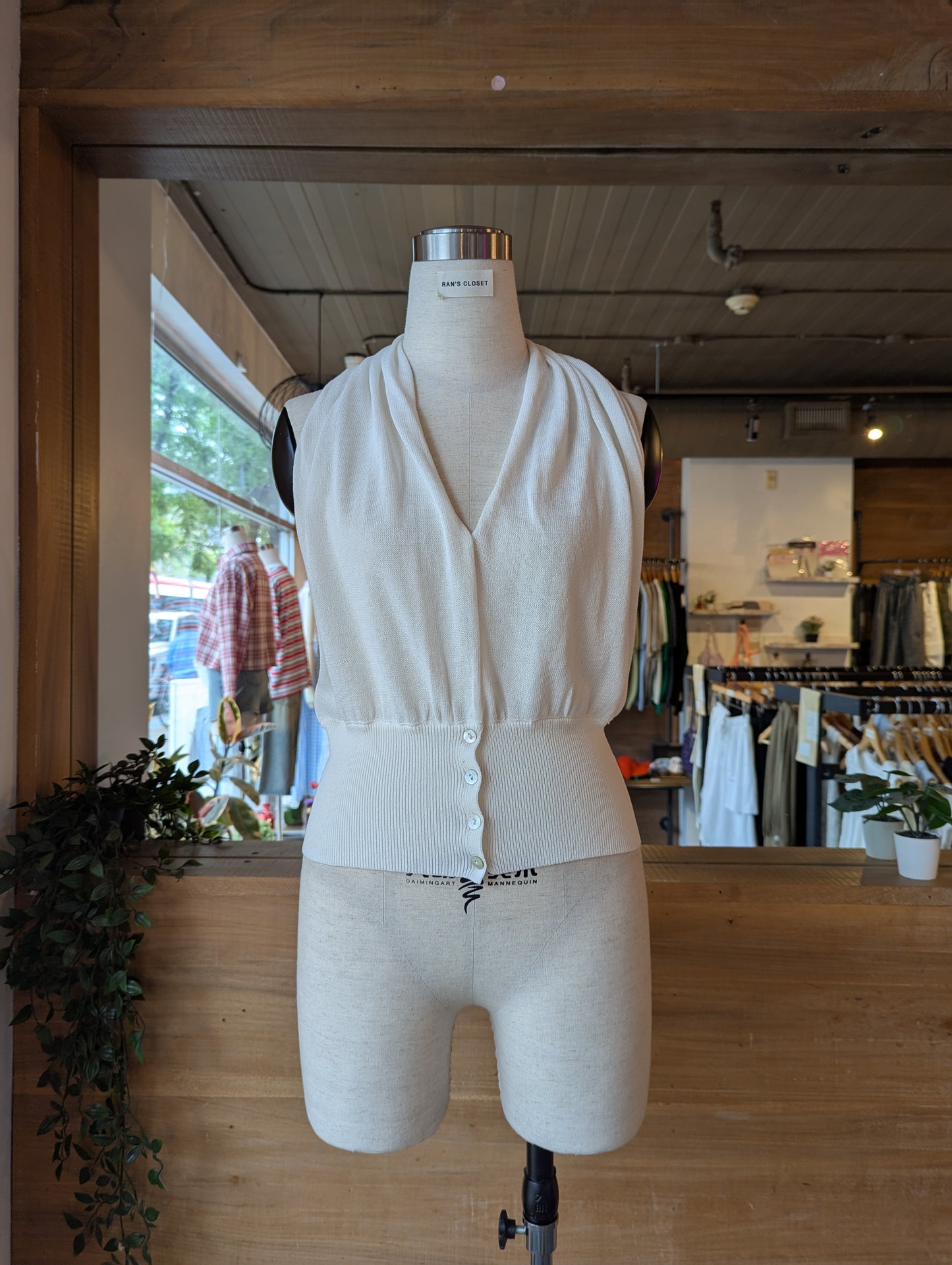 Backless Halter Top