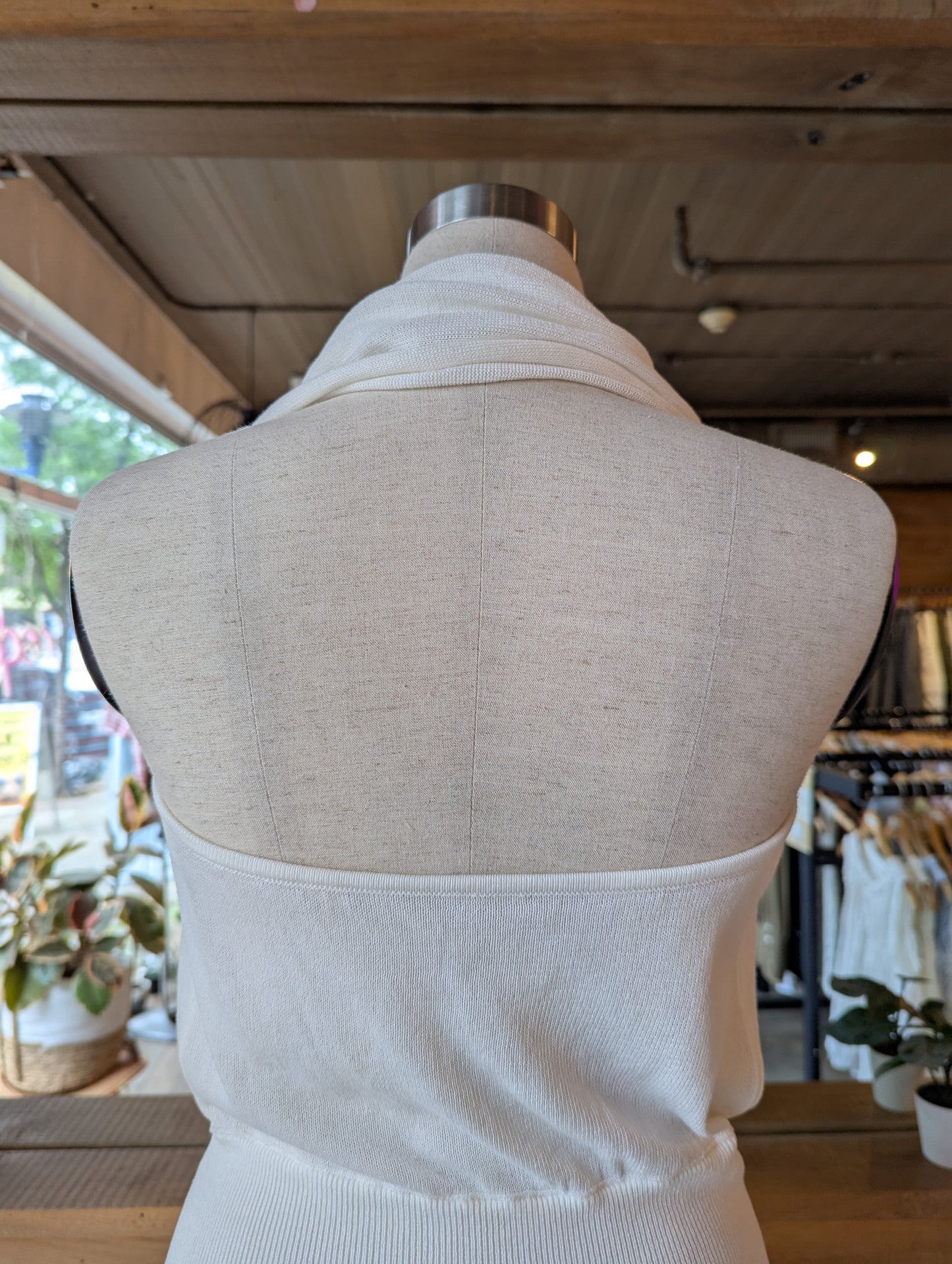 Backless Halter Top