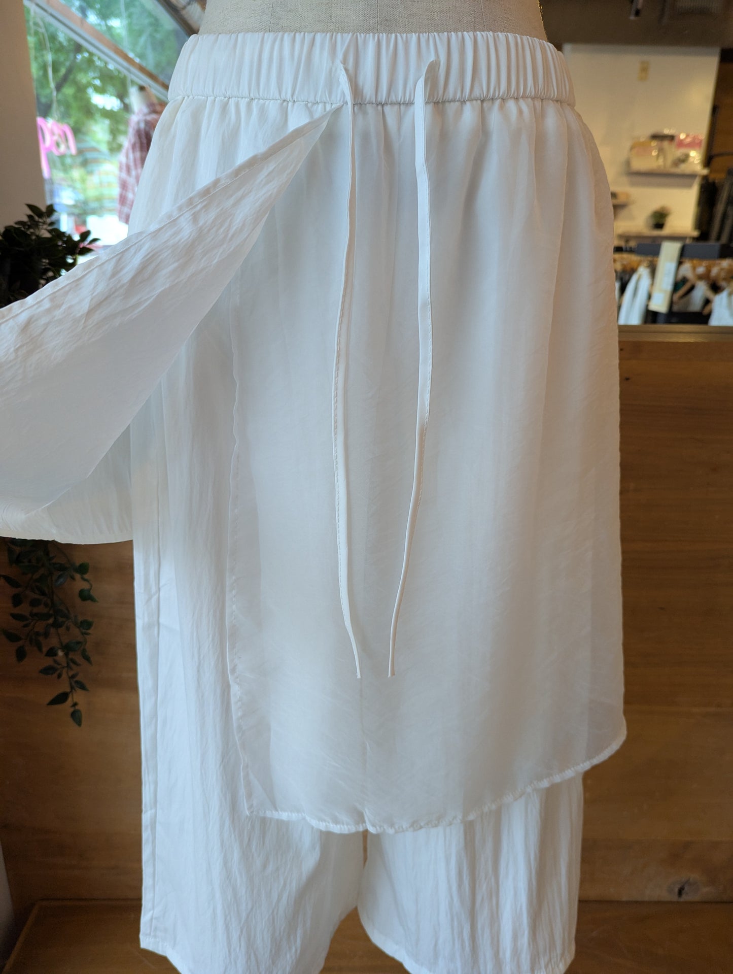 Overlay Wide Leg Pants