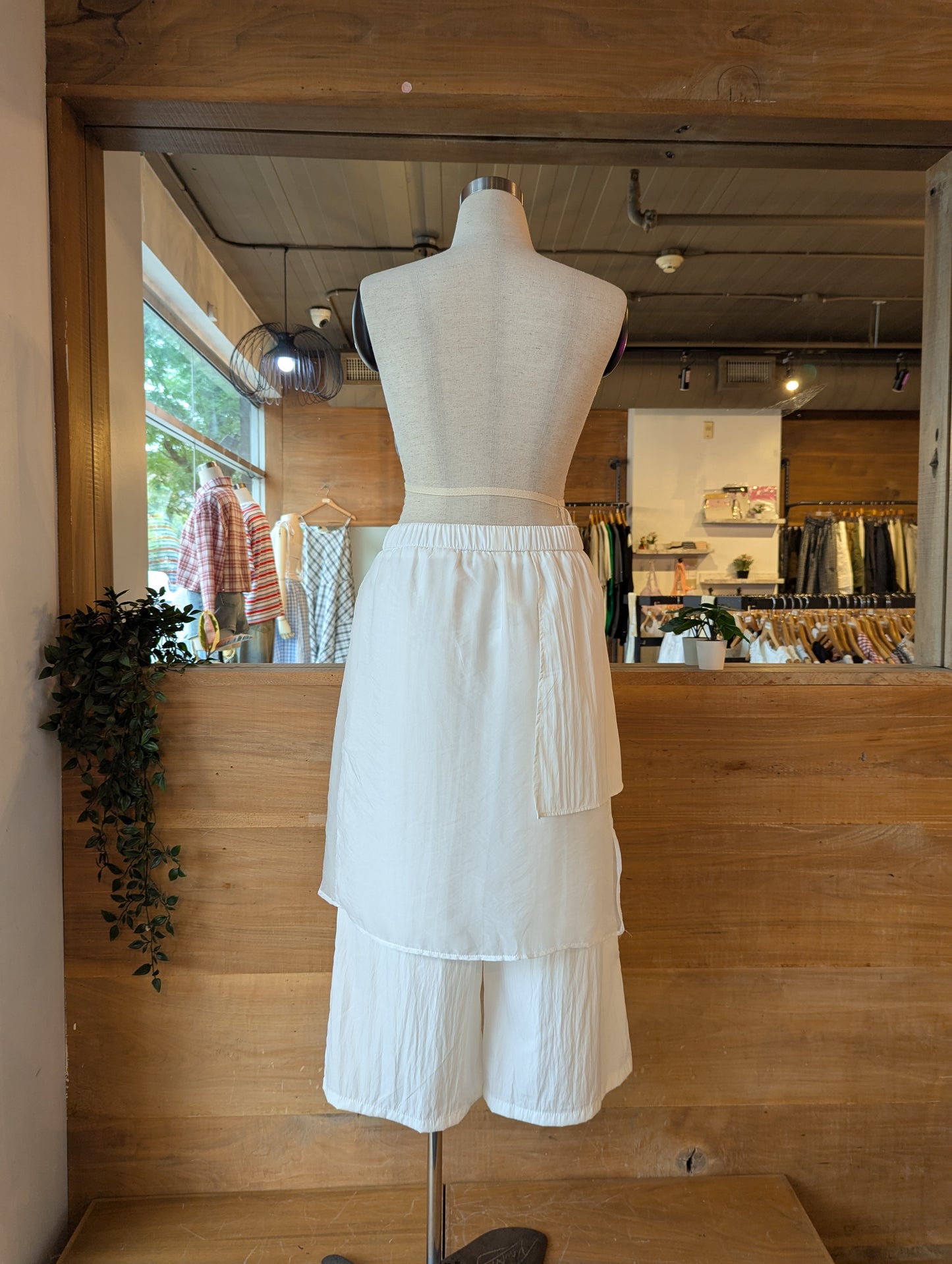 Overlay Wide Leg Pants