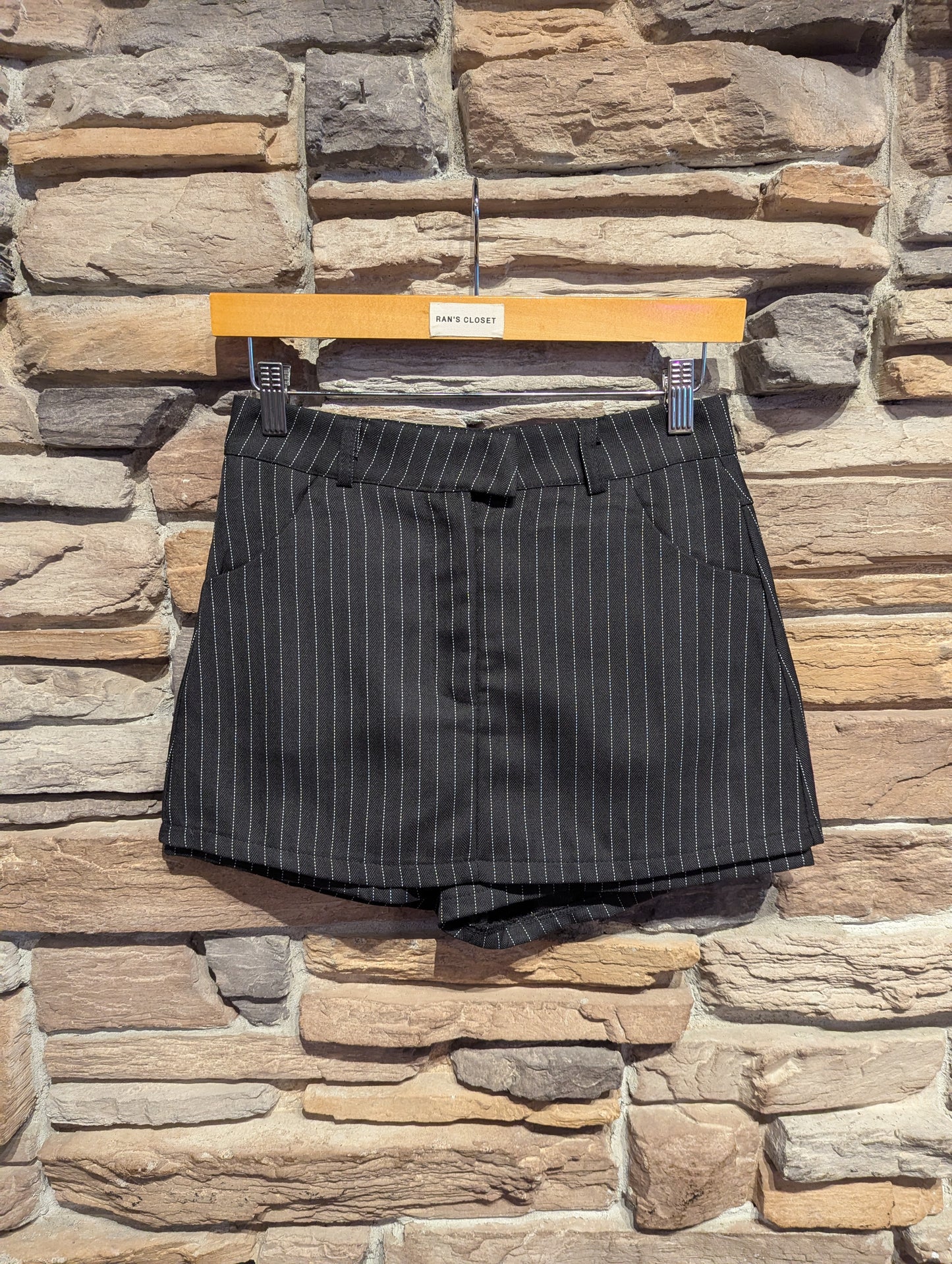 Pinstripe Mini Skirt