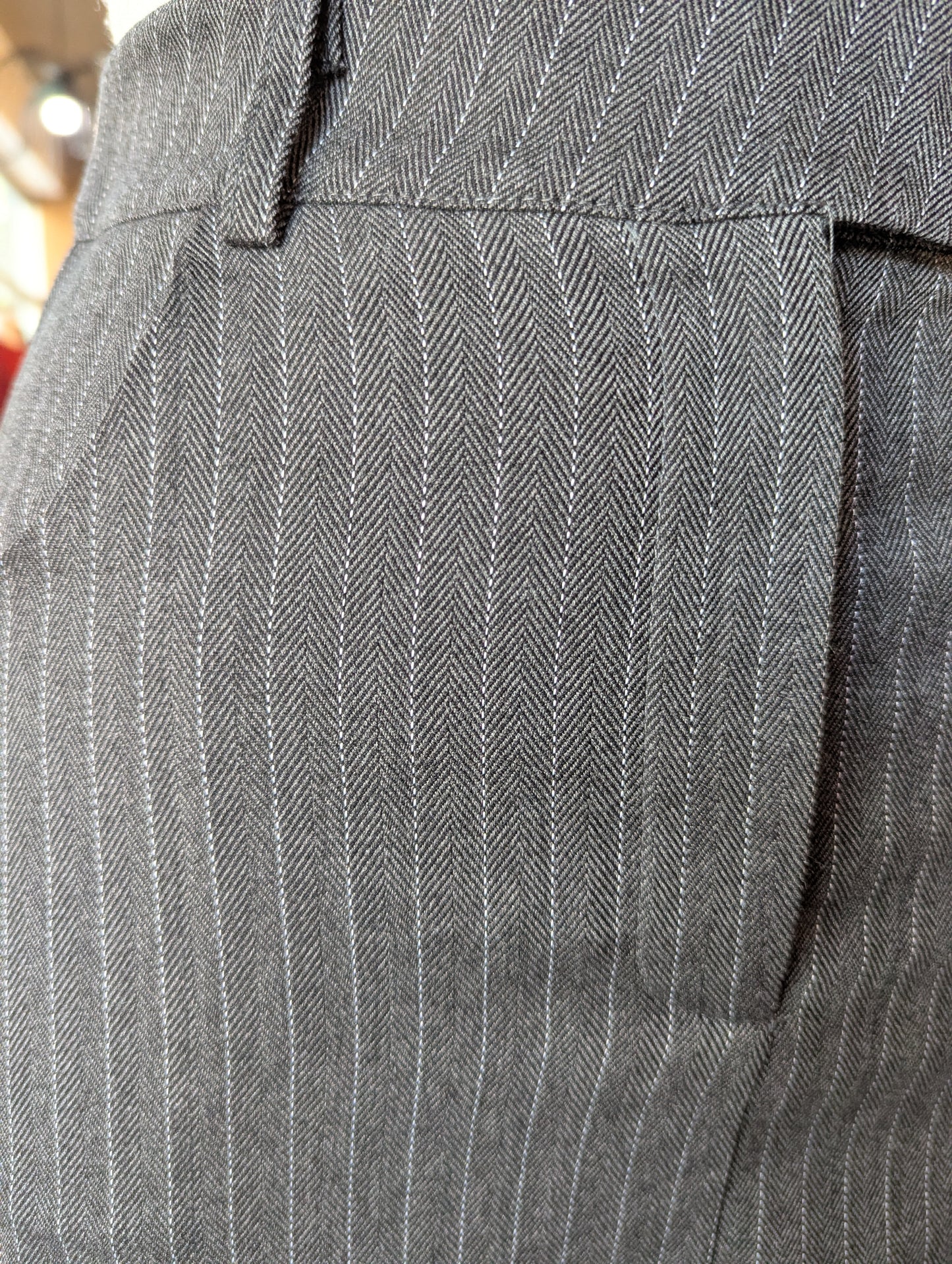 Pinstripe Mini Skirt