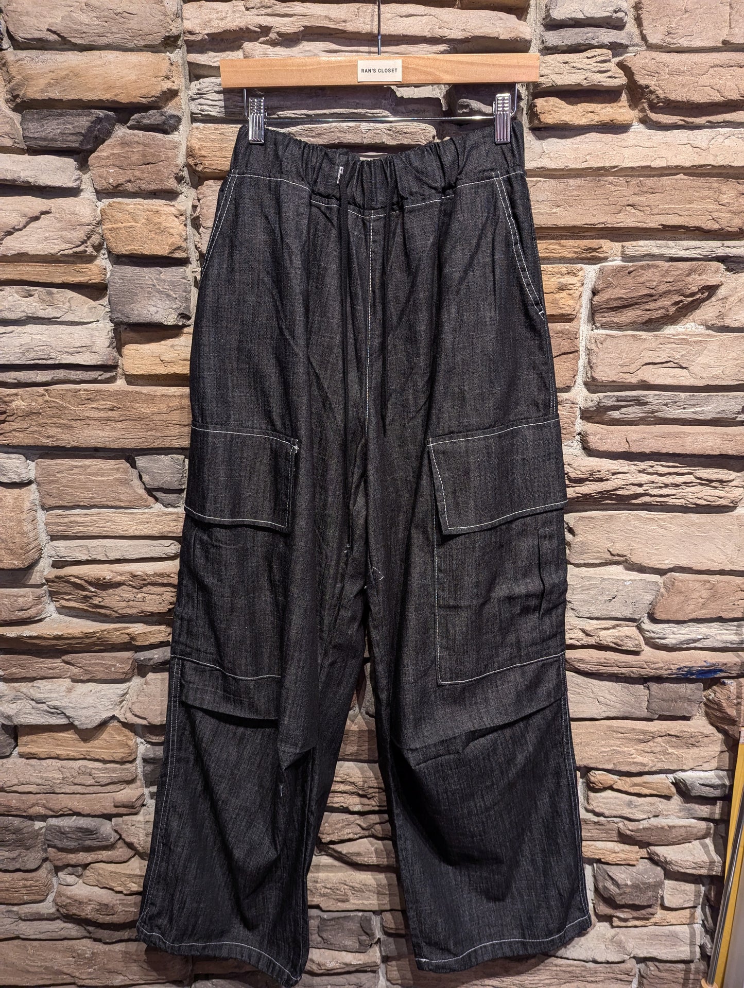 Light Denim With White Stitching