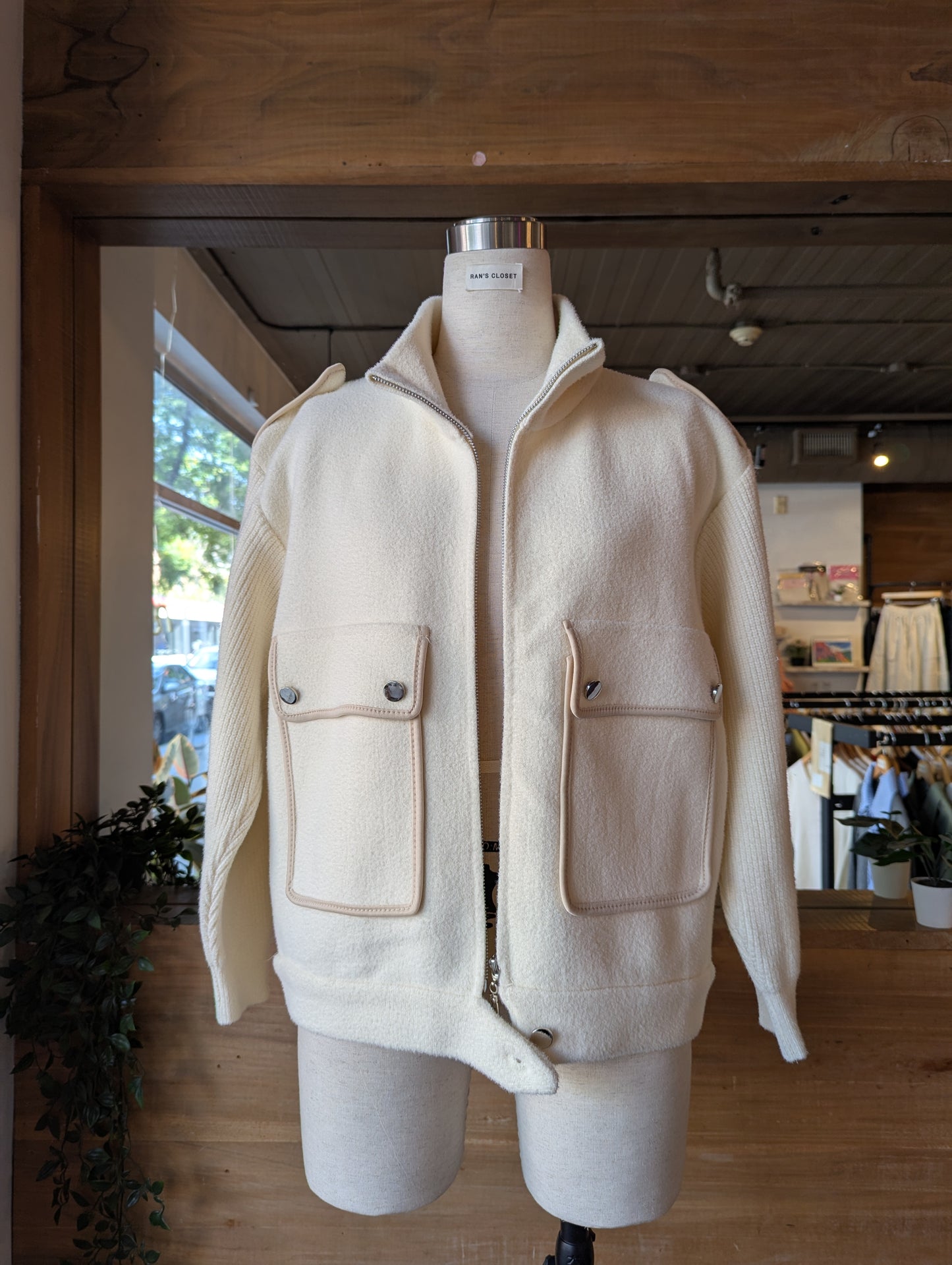 Women's Knit sleeve Jacket