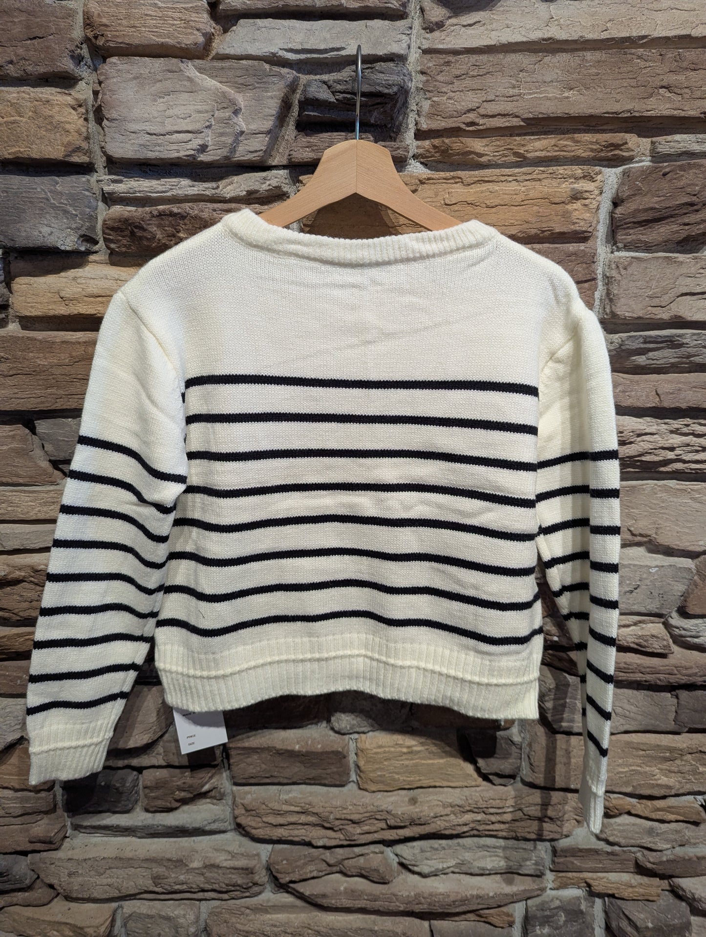 Striped Cardigan with Pockets