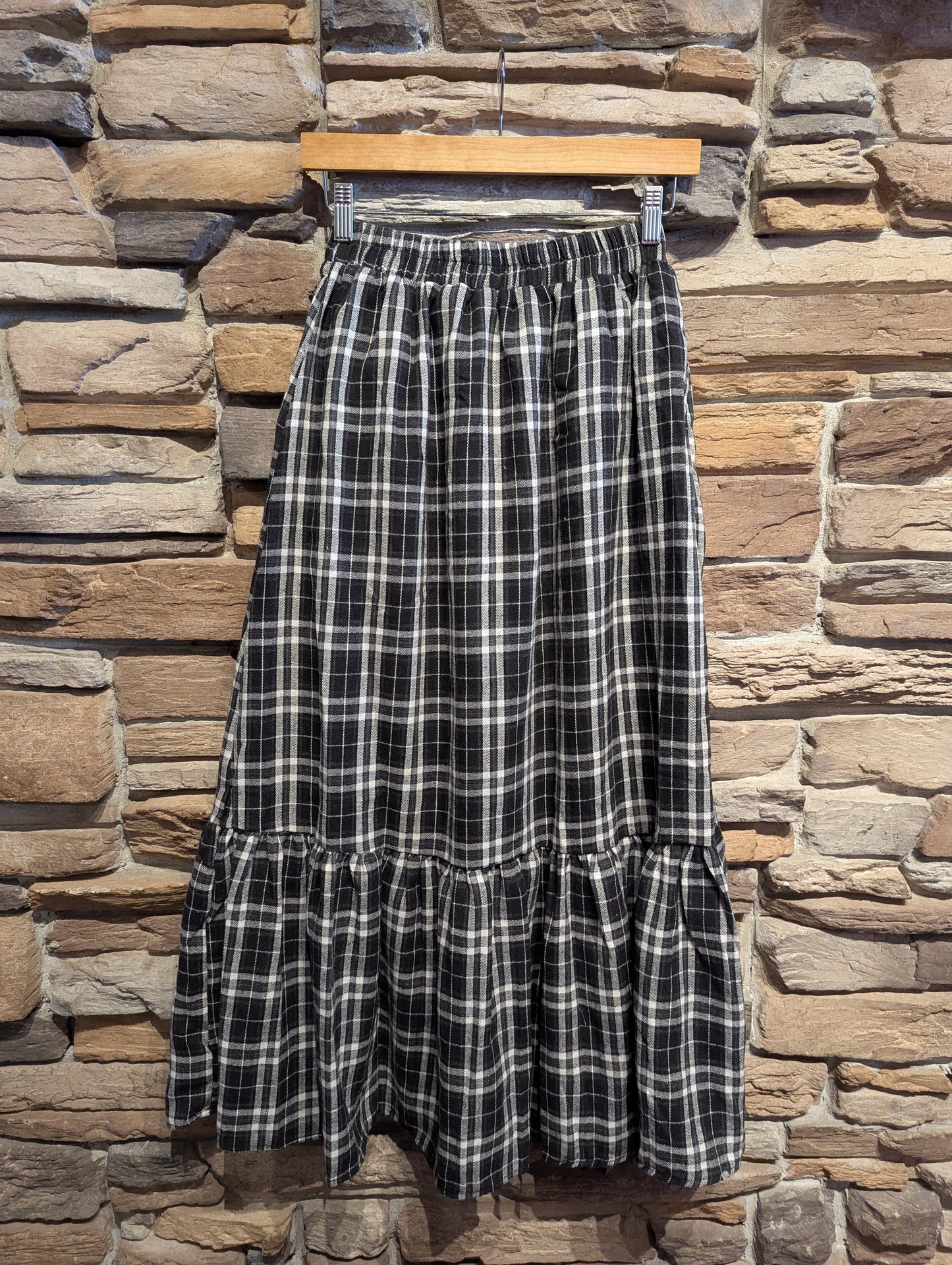 Plaid Maxi Skirt