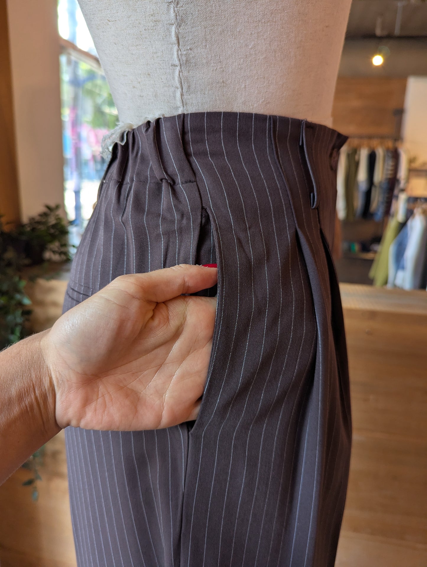 Pinstripe Pants