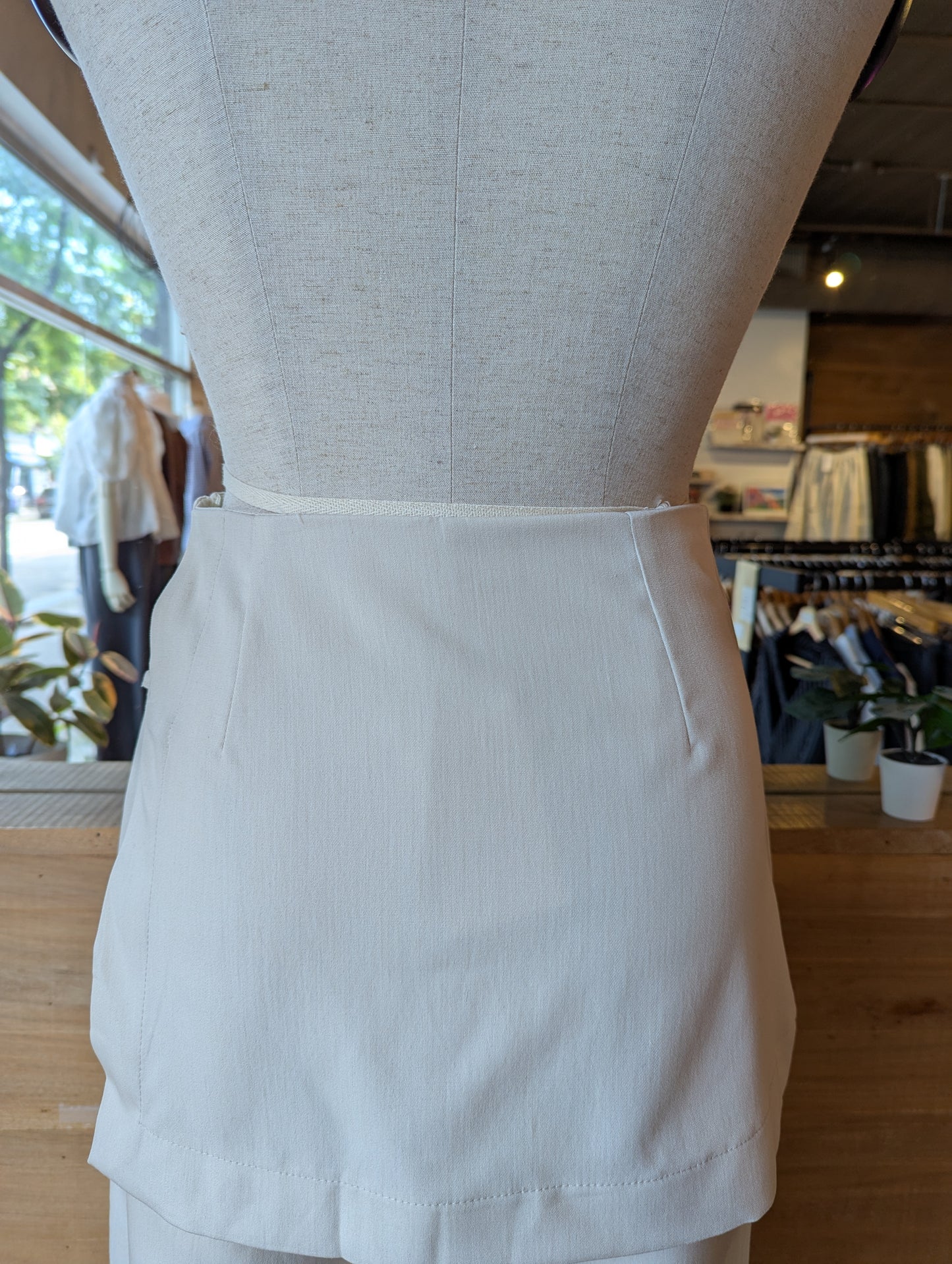Skirt Overlay Dress Pants