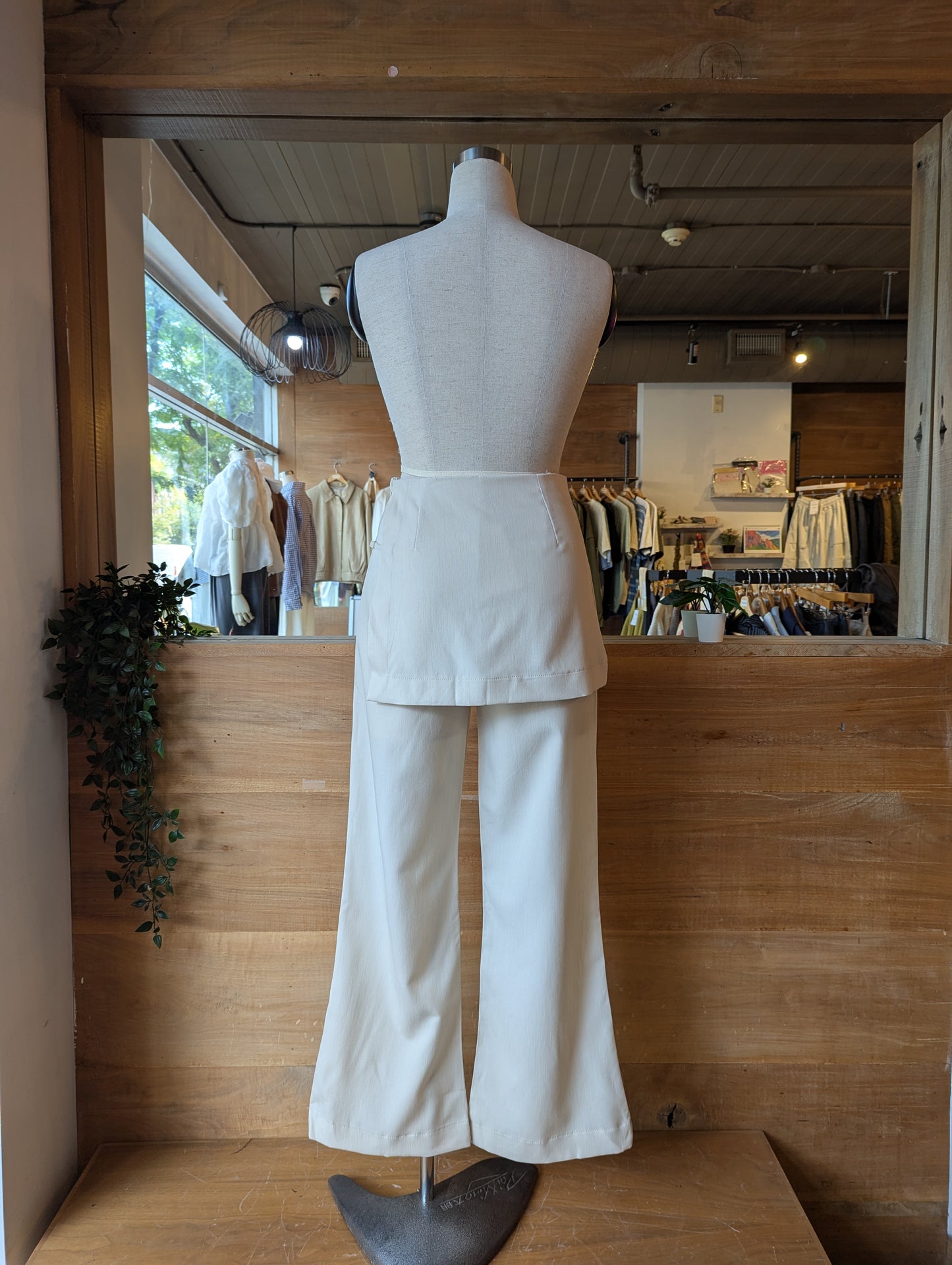 Skirt Overlay Dress Pants