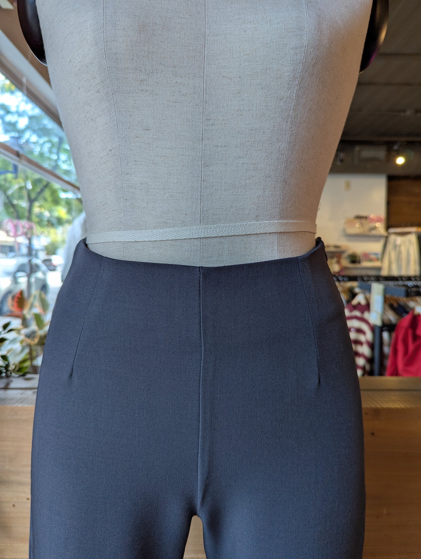 Pleated Layering Skirt and Dress Pant Set