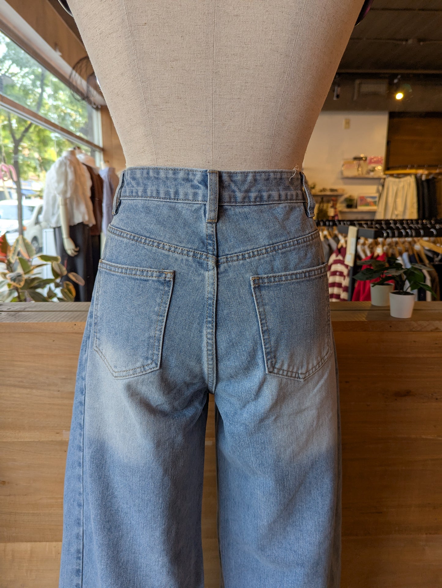 Panel Balloon Jeans