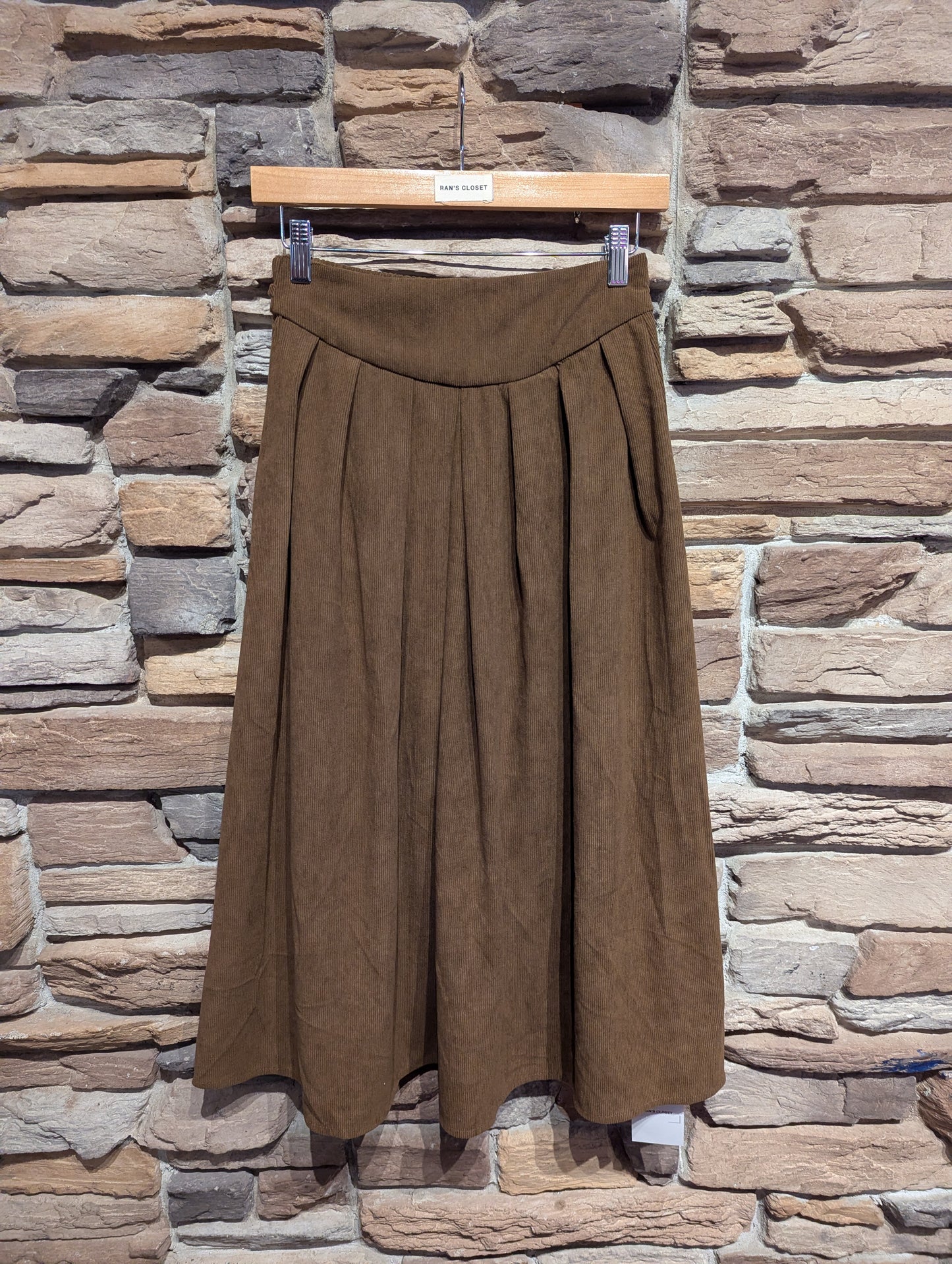 Corduroy Maxi Skirt