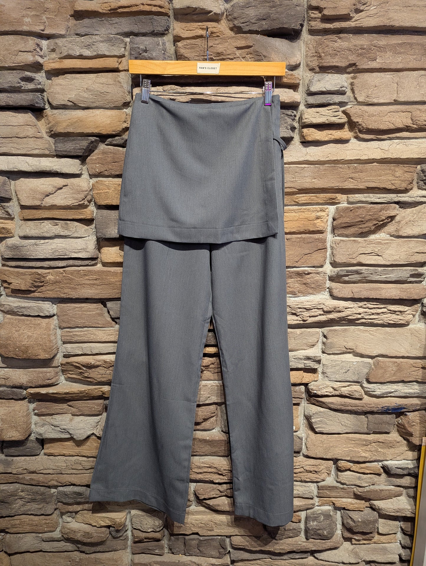 Skirt Overlay Dress Pants
