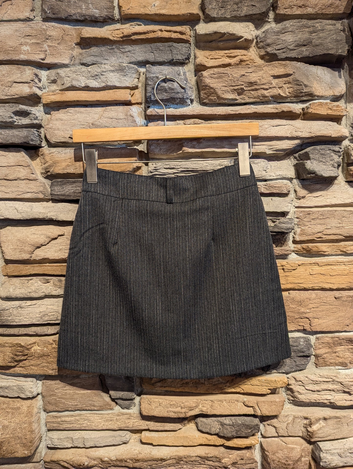 Pin Stripe Mini Skirt